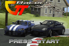 GT Racers title screen for GameBoy Advance